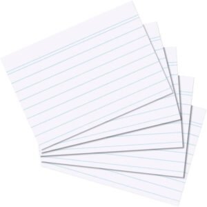 Herlitz Index Cards, DIN A7, White, Lined, 170g/m², 100 Pieces-B00SNF0EK0 159 51EovPXaAL. AC SL1000