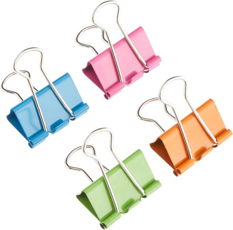 Rapesco FBC32COL 32mm Foldback Clips, Assorted Colors, Pack of 10-B005GJV6Q2