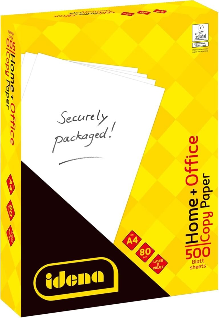 Idena 10548 – Copy Paper A4, 500 Sheets, White, Paper Quality 80g/m²-B09133N42S