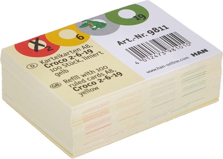 Han 9811 Refill Cards for Croco 2-6-19 – Yellow-B0030E5YSQ