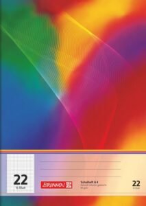 BRUNNEN Schulheft | A4, Lineatur 22, 16 Blatt, mehrfarbig-B00CTMJ66Q 109 717i6ZZtfL. AC SL1500