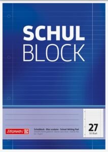 Brunnen School Pad A4 Lin27 50 Sheets, 1 Pack-B001EQWR4G 169 Brunnen school pad A4 Lin27 50 sheets 1 piece 1 pack