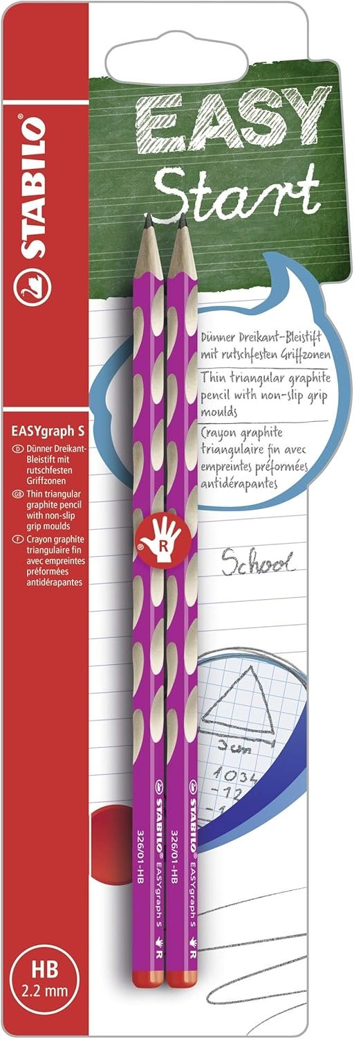 STABILO – Slim Triangular Pencil for Right-B07HFMGKQR