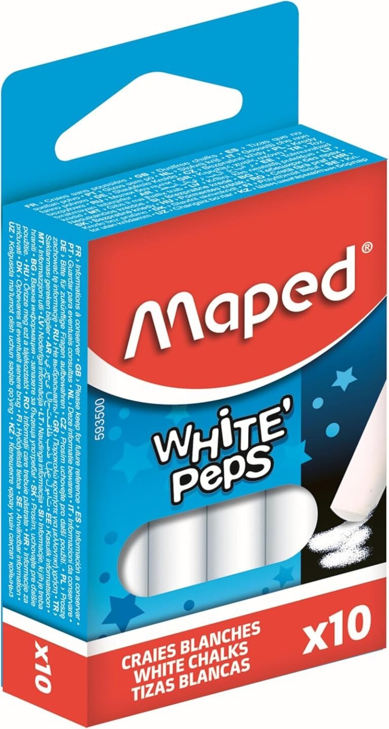 Maped M593500 – Chalk Peps Round Pack of 10 – B001E2URW4
