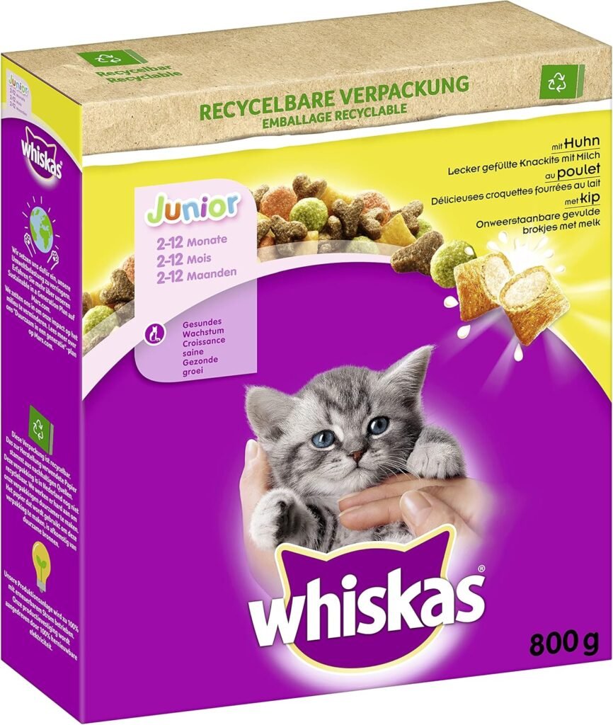 WHISKAS Cardboard Dry Junior with Chicken 800 g-B09P937DQV 180 91mLclqlf4L. AC SL1500